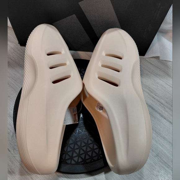 NEW Adidas Mens Adifom Futuristic Infinity Mule Warm Vanilla Slip-On Clogs SZ 13 - Picture 10 of 14